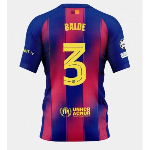 Billige Fotballdrakt Barcelona Alejandro Balde #3 Replika Hjemmedrakt 2025-26 Kortermet Billige Fotballdrakt Barcelona Alejandro Balde #3 Replika Hjemmedrakt 2025-26 Kortermet